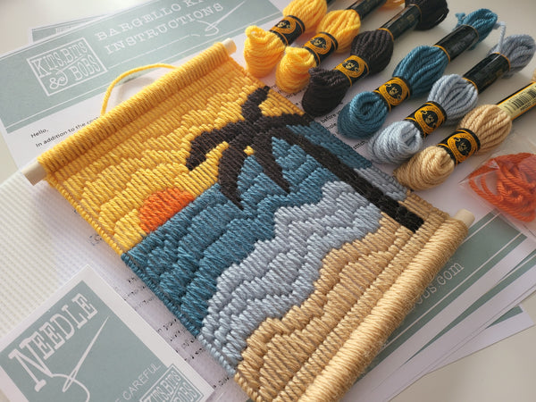 Bargello Kit - Sunset Beach - Tapestry Kit