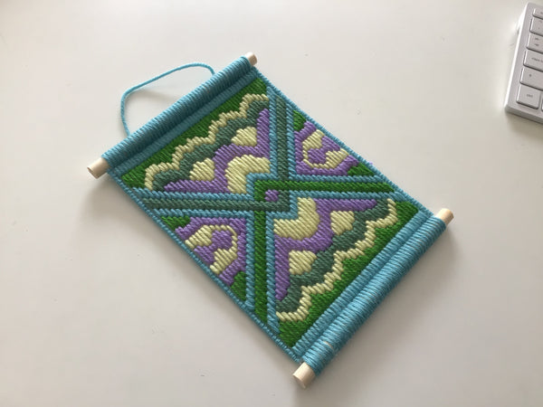 Bargello Kit - Crossed Diagonal - Tapestry Kit - FREE SHIPPING