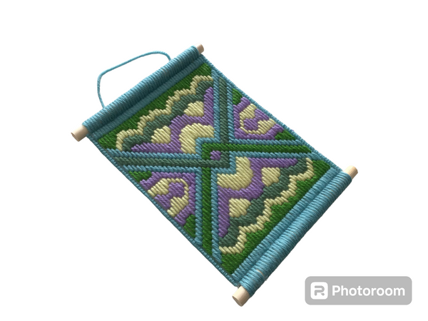 Bargello Kit - Crossed Diagonal - Tapestry Kit - FREE SHIPPING
