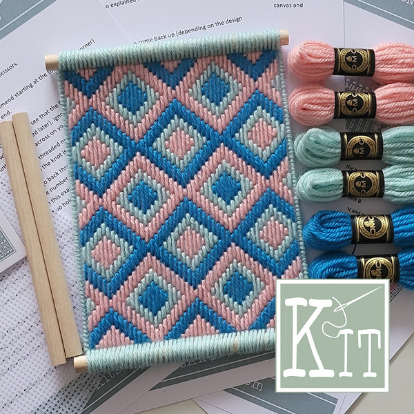 Bargello Kit - Diamonds - Tapestry Kit