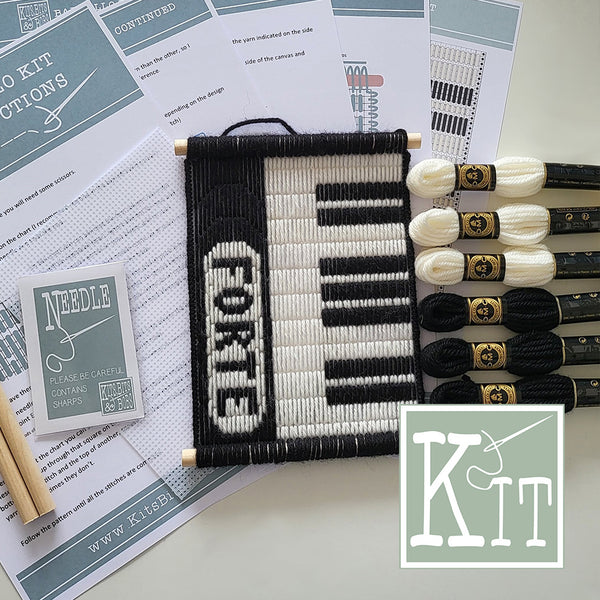 Bargello Kit - Piano - Tapestry Kit