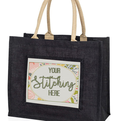 Jute Shopping Bag - Large (Stitch Area: 25x20cm or 9.5"x7.5")