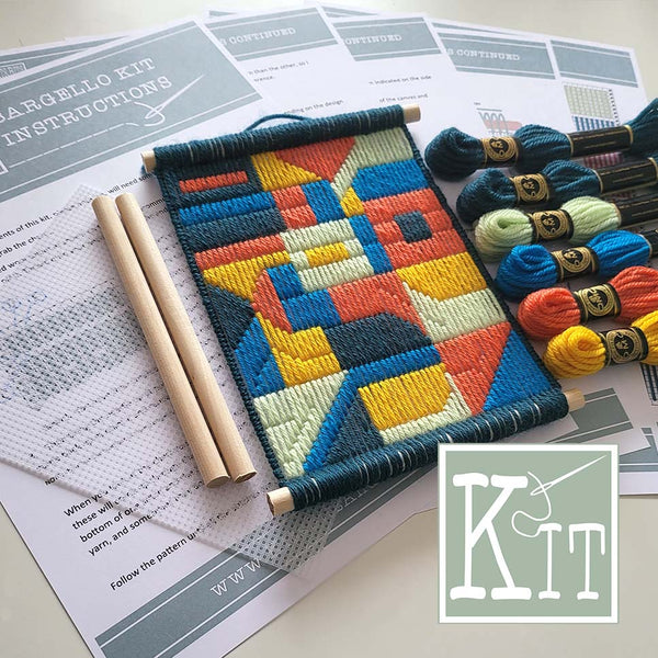 Bargello Kit - Geometric - Tapestry Kit - FREE SHIPPING