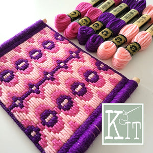 Bargello Kit - Pink - Tapestry Kit - FREE SHIPPING