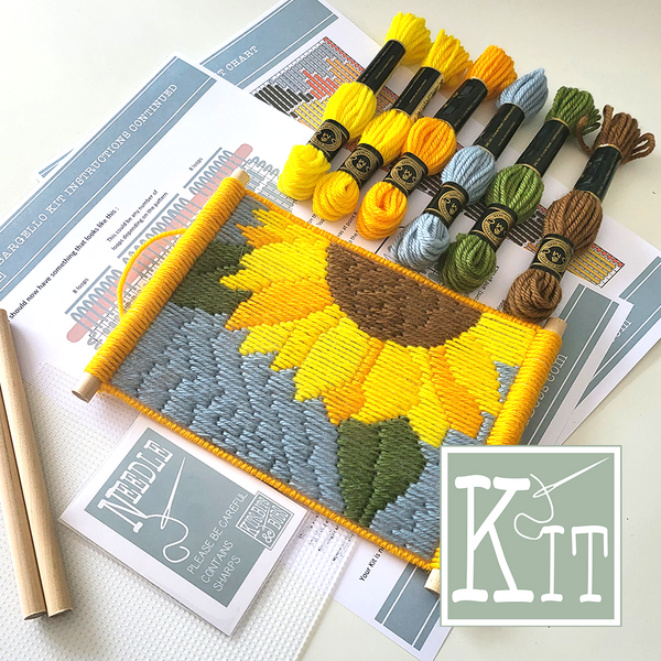 Bargello Kit - Sunflower - Tapestry Kit - FREE SHIPPING