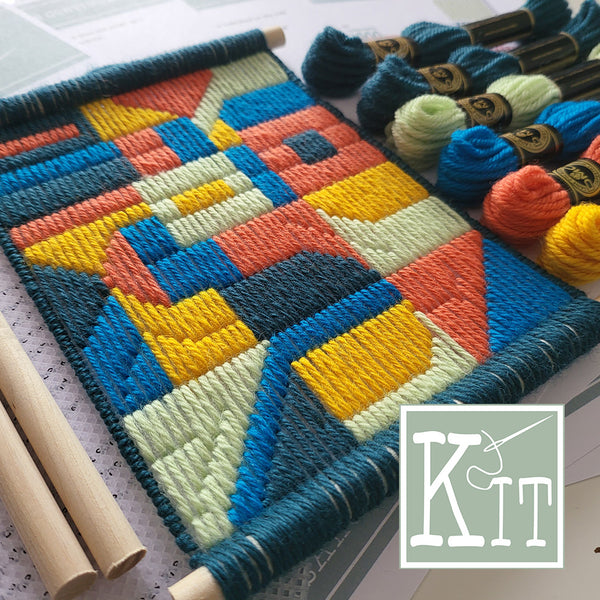 Bargello Kit - Geometric - Tapestry Kit - FREE SHIPPING