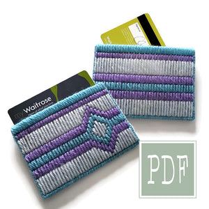 Bargello - Instant Download - Gift Card Wallet Charts/Design